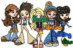 Раскраска Кукол Братц - Bratz Online Coloring Game